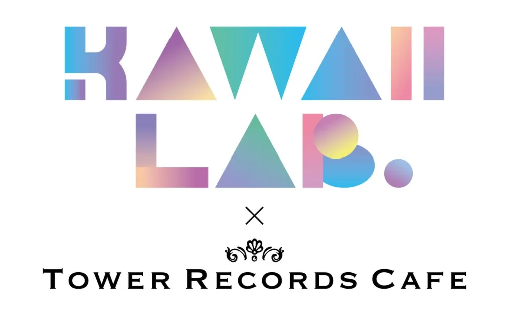 KAWAII LAB.とTOWER RECORDS CAFEのコラボレーションロゴ