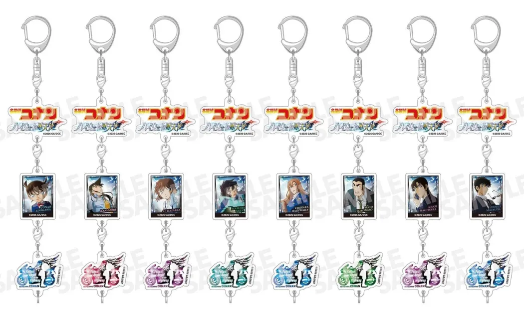 3連アクリルキーホルダー