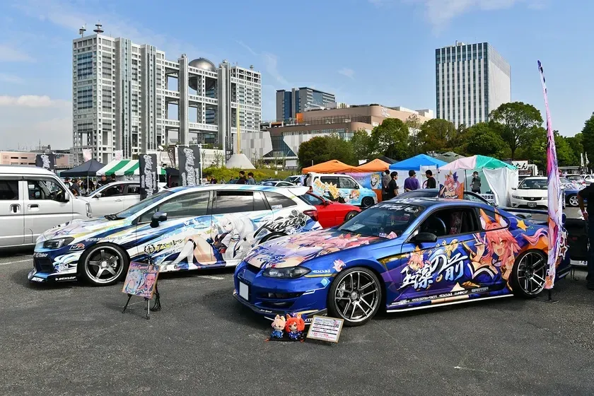 痛車イベントの様子