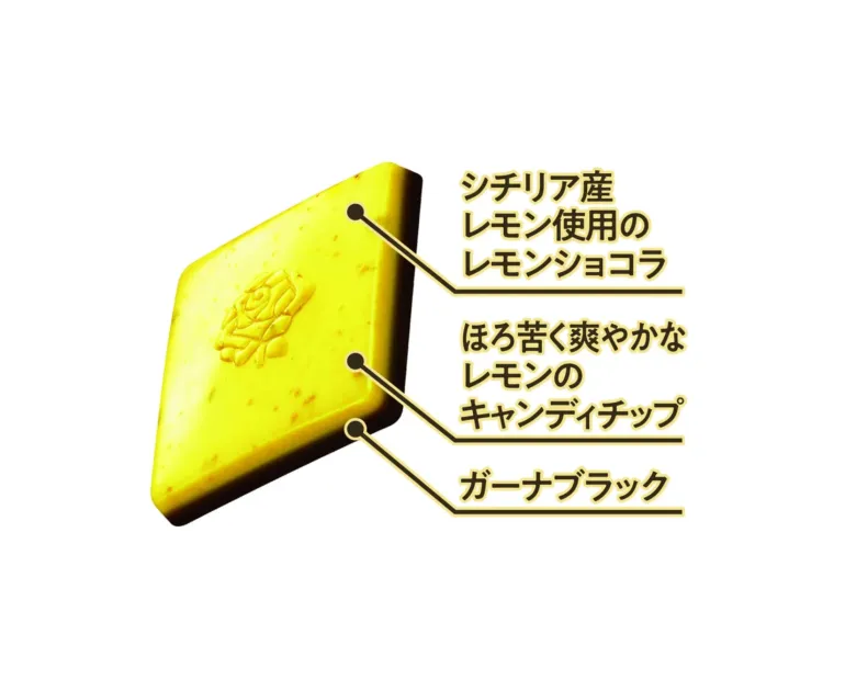 ショコラカレ 華やぐシチリアレモン 断面