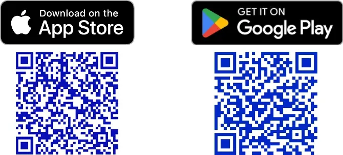 App StoreとGoogle Playのダウンロードリンク