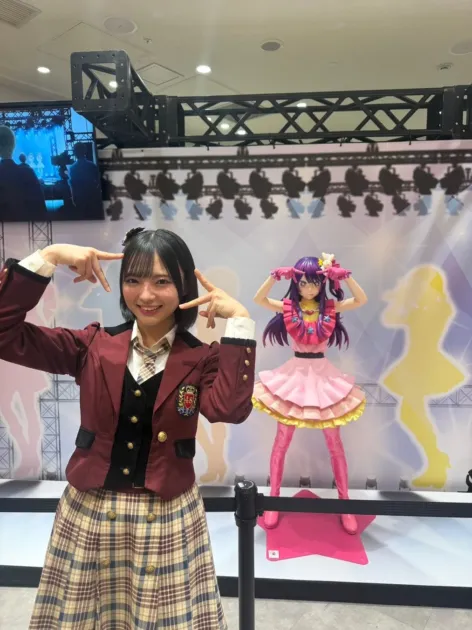 NMB48高橋ことねさんの来場時の写真