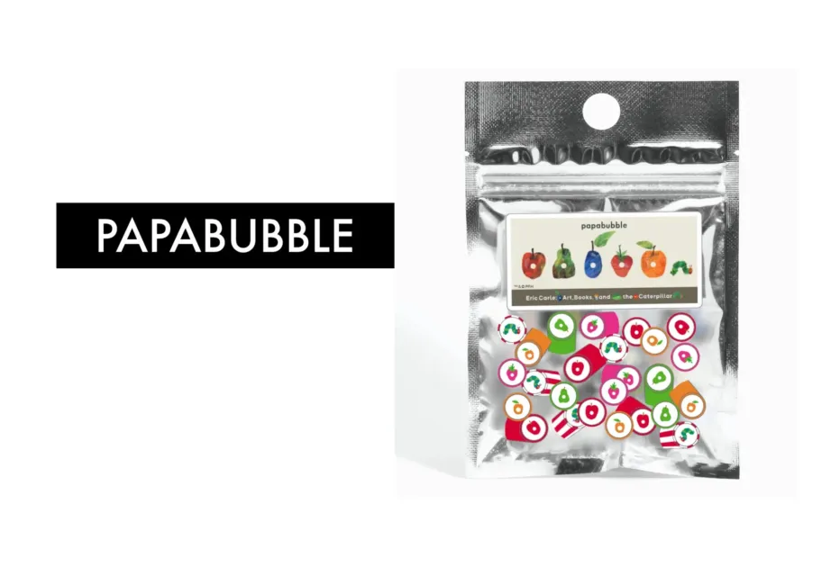 PAPABUBBLE×エリック・カール展 フルーツミックス キャンディ