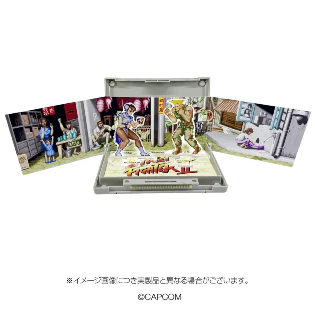 春麗とガイルを飾った様子