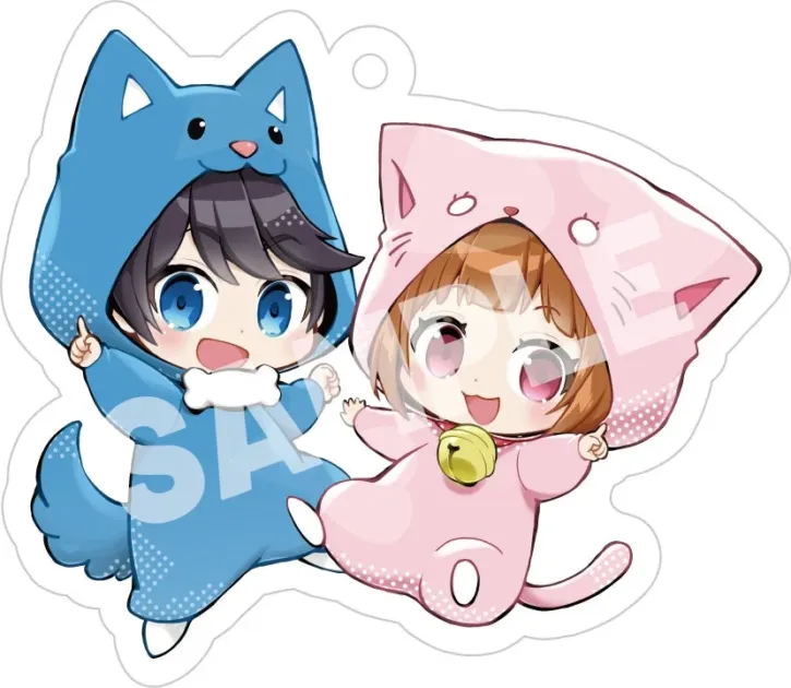 オリジナルアクリルキーホルダーサンプル