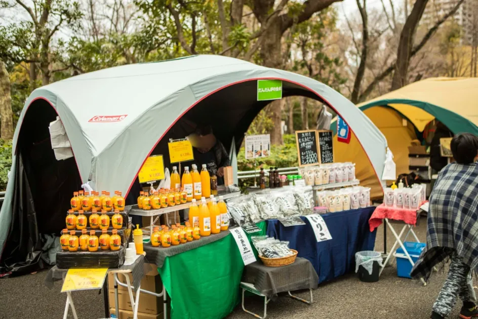 食品販売の屋台