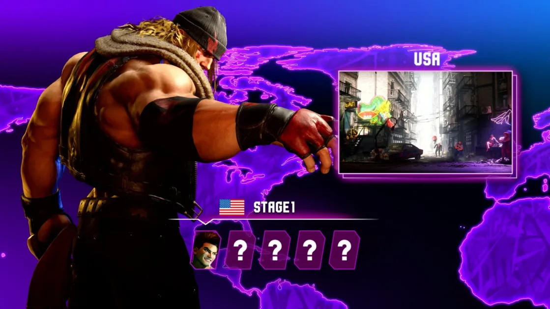 ファイティンググラウンドのステージ選択