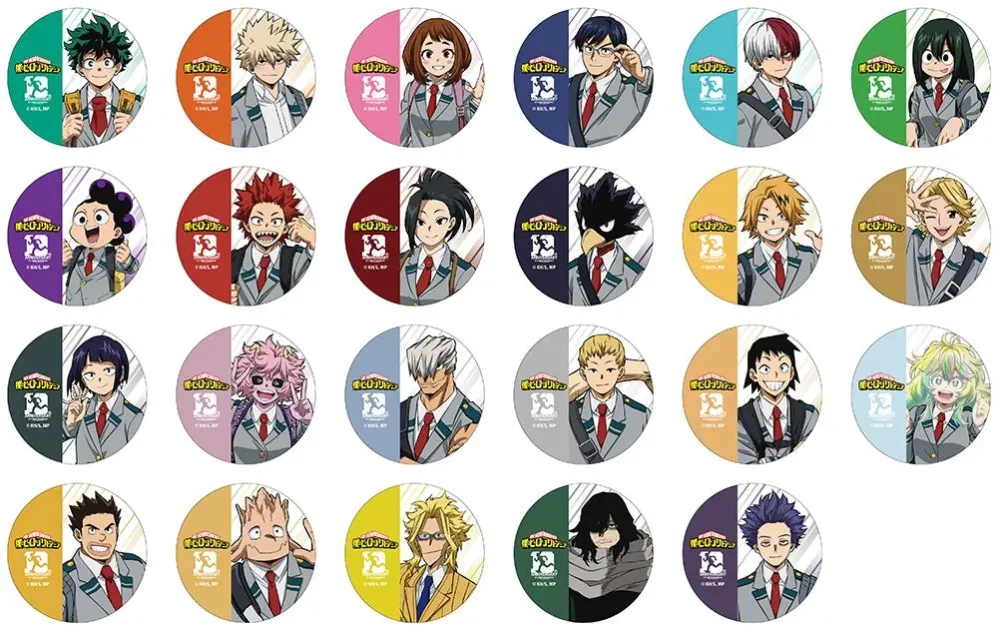 アニメイトスタッフ名札ジャックと缶バッジ