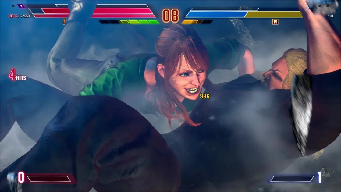 バトルハブでの戦闘シーン