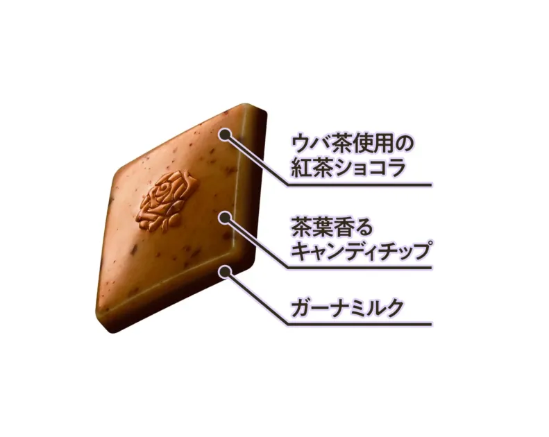 ショコラカレ 香るティーラテ 断面