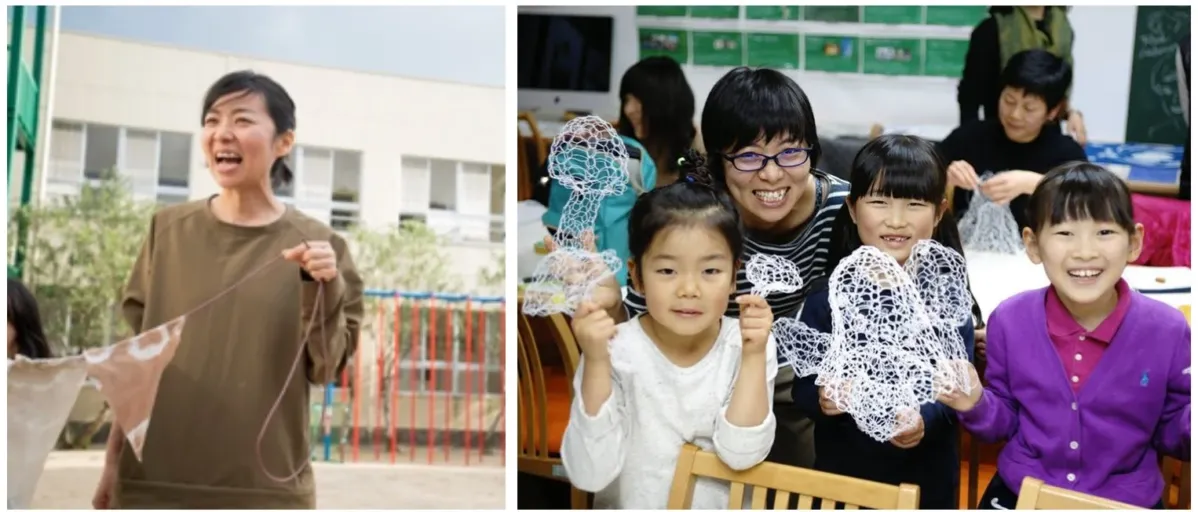 井上唯氏のワークショップ風景