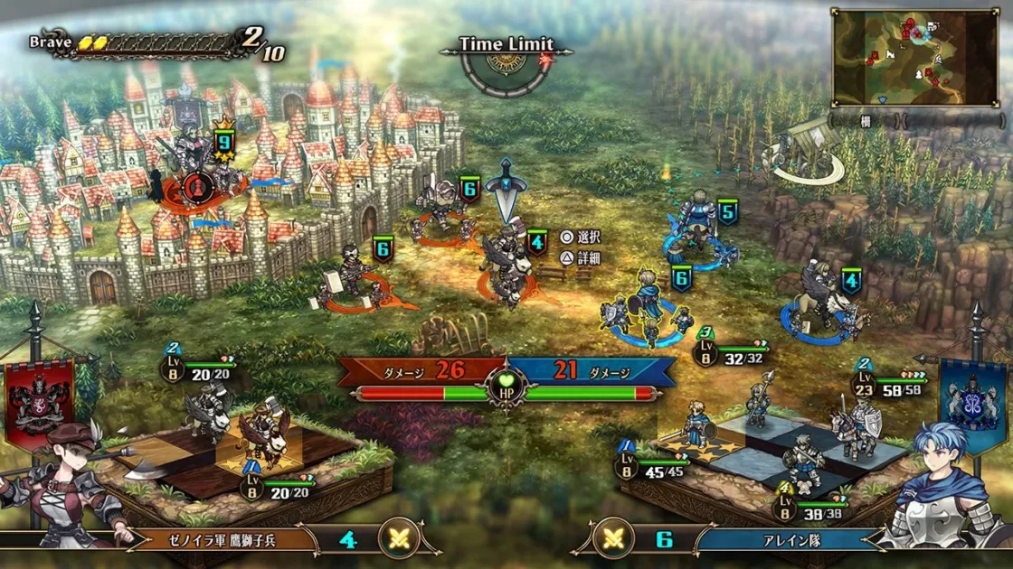 『ユニコーンオーバーロード』ゲーム画面