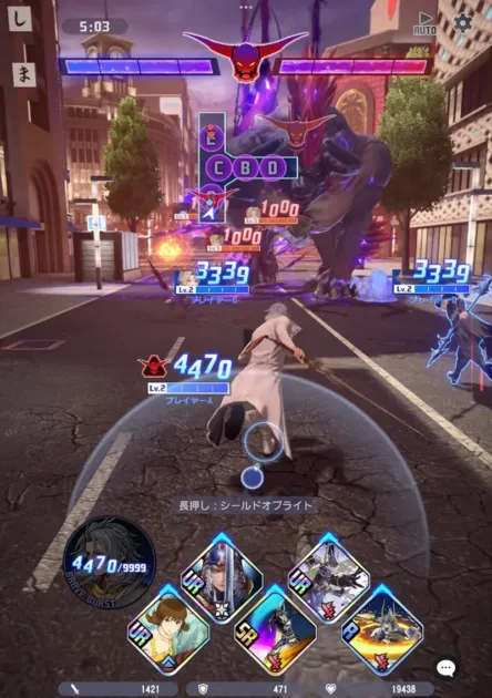 ゲームプレイ画面のスクリーンショット