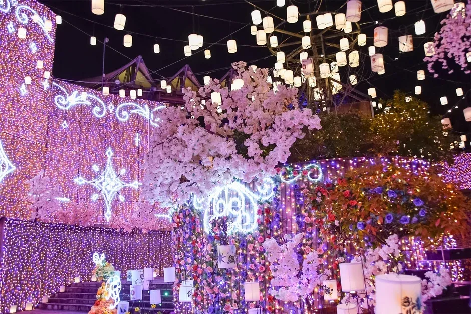 桜のイルミネーション