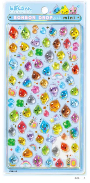 しずくちゃんミニ ボンボンドロップシール