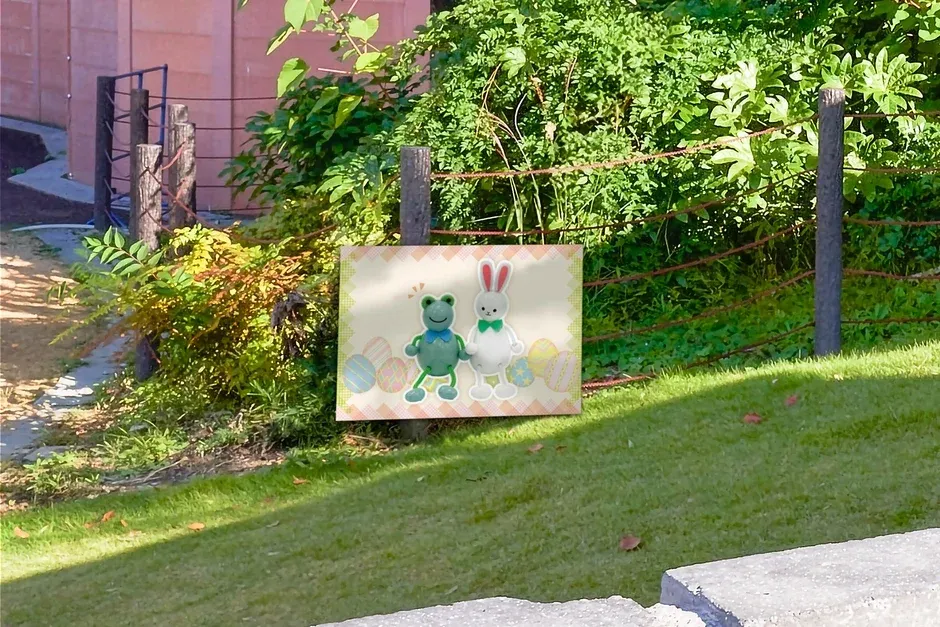イースターイベントの看板