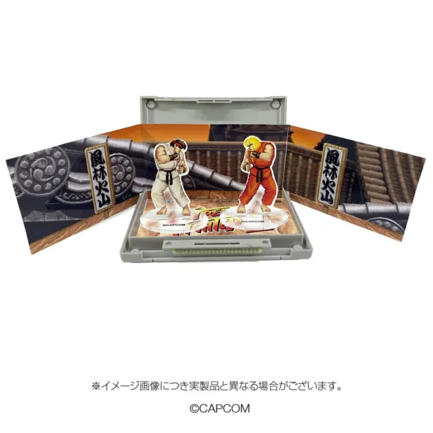 リュウとケンを飾った様子