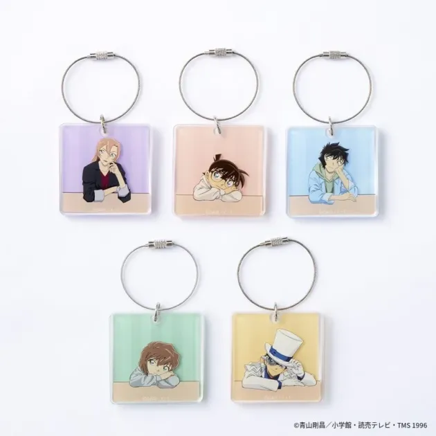 様々なコナンキャラクターのアクリルキーホルダー