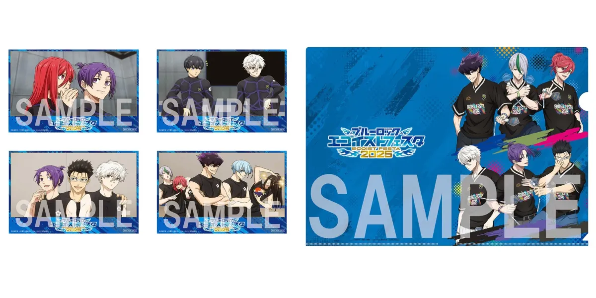 朗読劇コーナーイラスト使⽤L 判ブロマイド4 枚セット+イベントビジュアルイラスト使⽤A4 クリアファイル