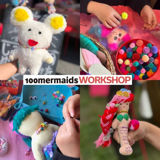 100mermeidsのぬいぐるみ作り