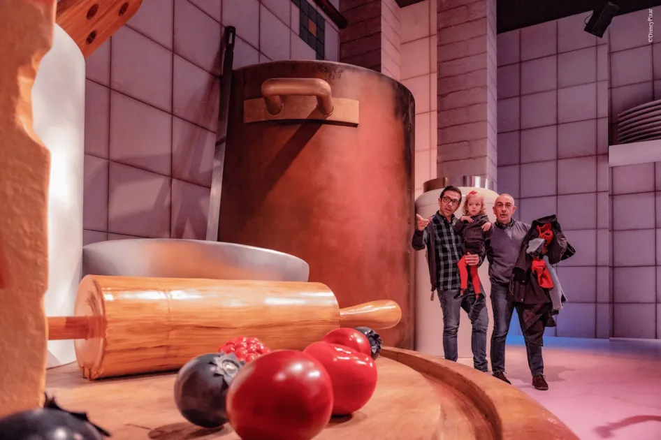 レミーのおいしいレストランの巨大キッチン