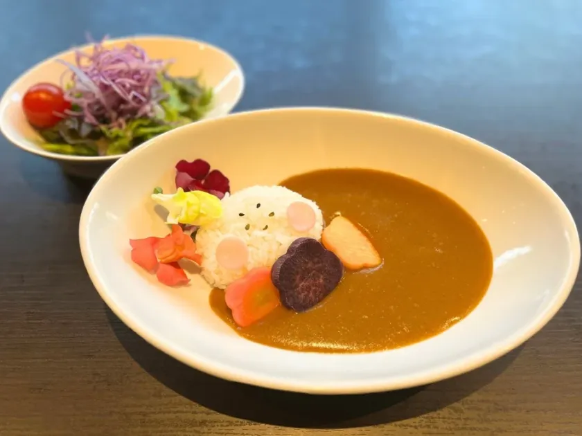 合宿カレーライス