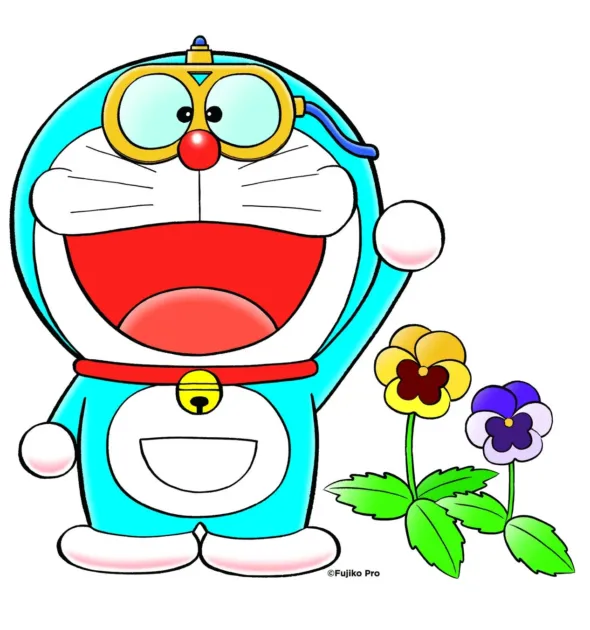 ファンタグラスをかけたドラえもんのイラスト
