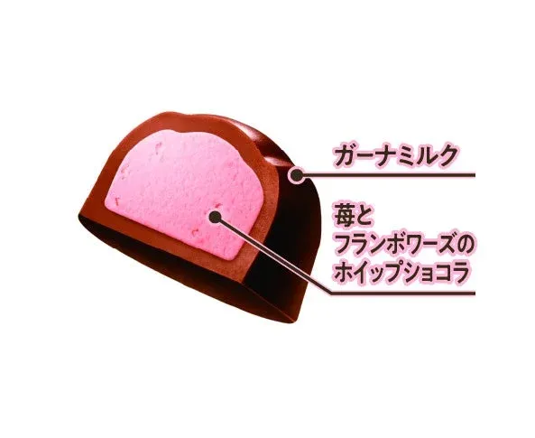 ショコラホイップ ザ・ベリー 断面