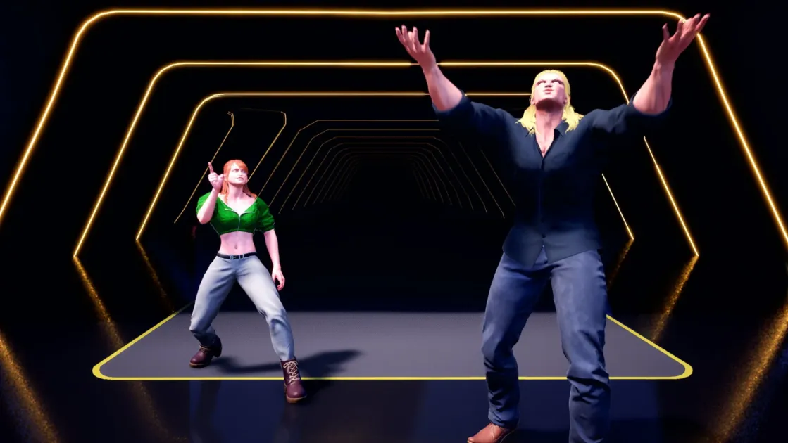 バトルハブでのキャラクター