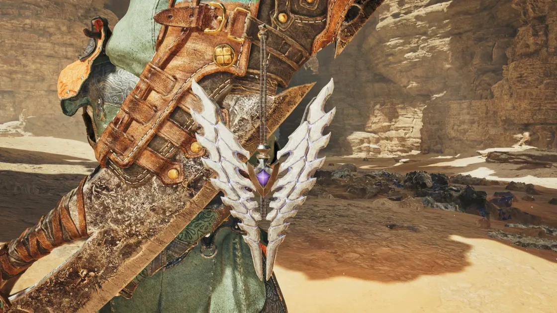 ハンターの鎧とペンダントのディテール