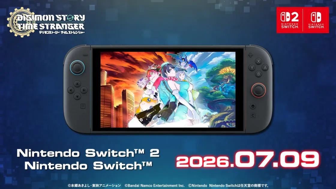 DIGIMON STORY TIME STRANGER デジモンストーリー タイムストレンジャー NINTENDO SWITCH 2 NINTENDO SWITCH Nintendo Switch™ 2 Nintendo Switch™ 2026.07.09