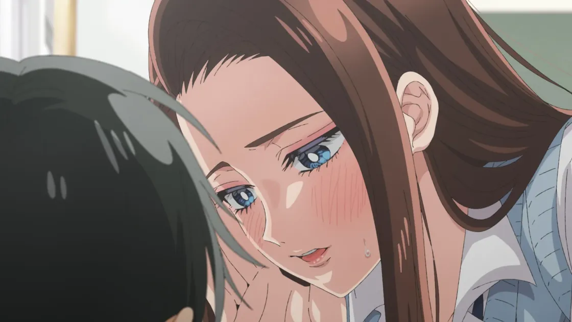 アニメ「オタクに優しいギャルはいない!?」第1話場面カット