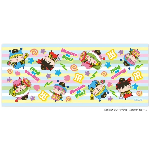 Tigers×ミルモでポン!フェイスタオル(総柄ver.)