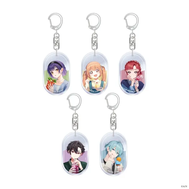 ランダムアクリルキーホルダー