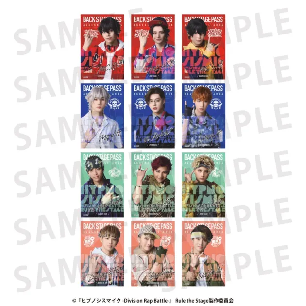 トレーディングパス風サテンステッカー