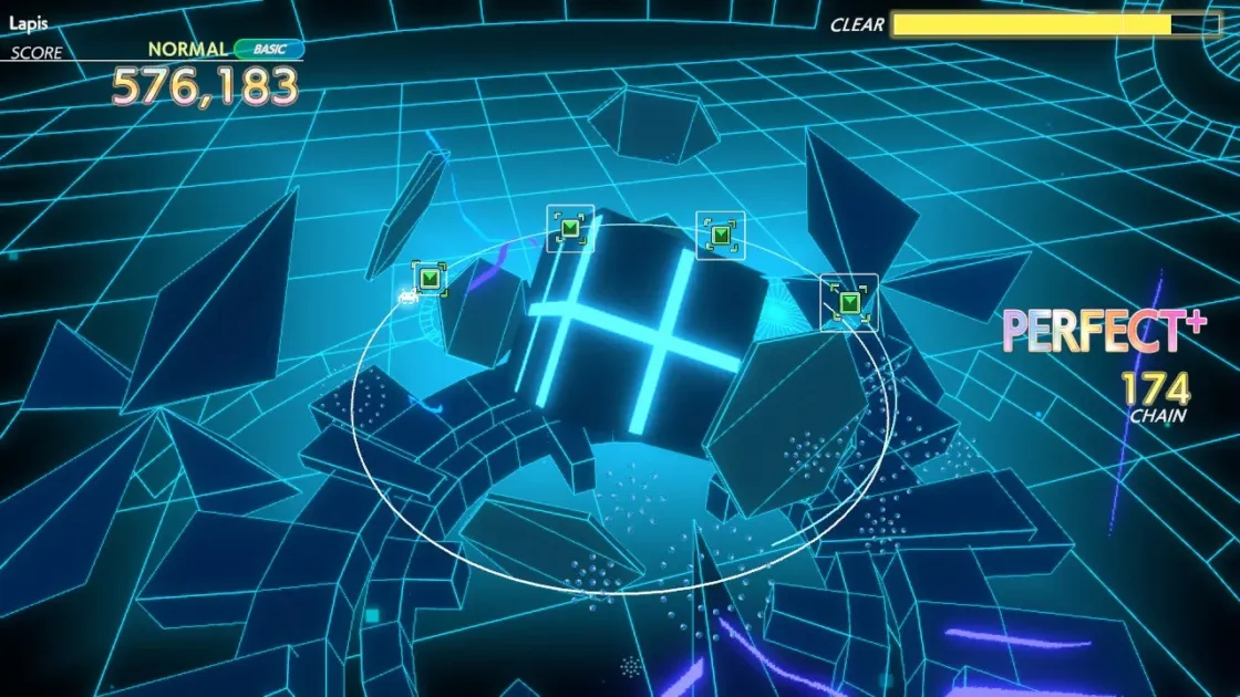 Lapis 楽曲プレイ画面