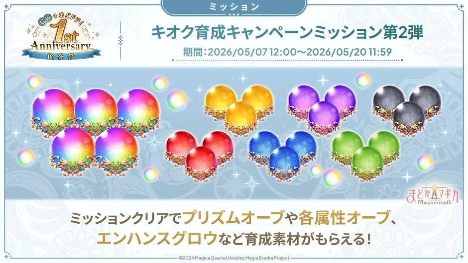 キオク育成キャンペーン 第2弾