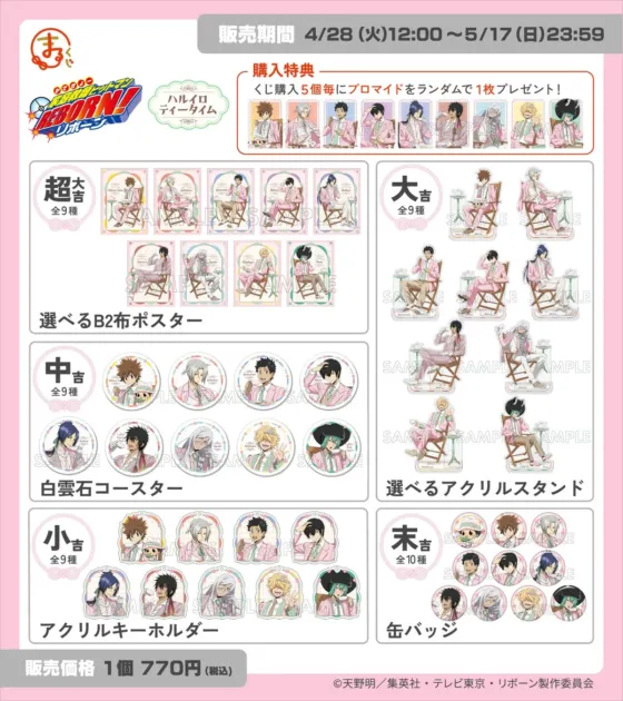 まるくじ 各賞紹介