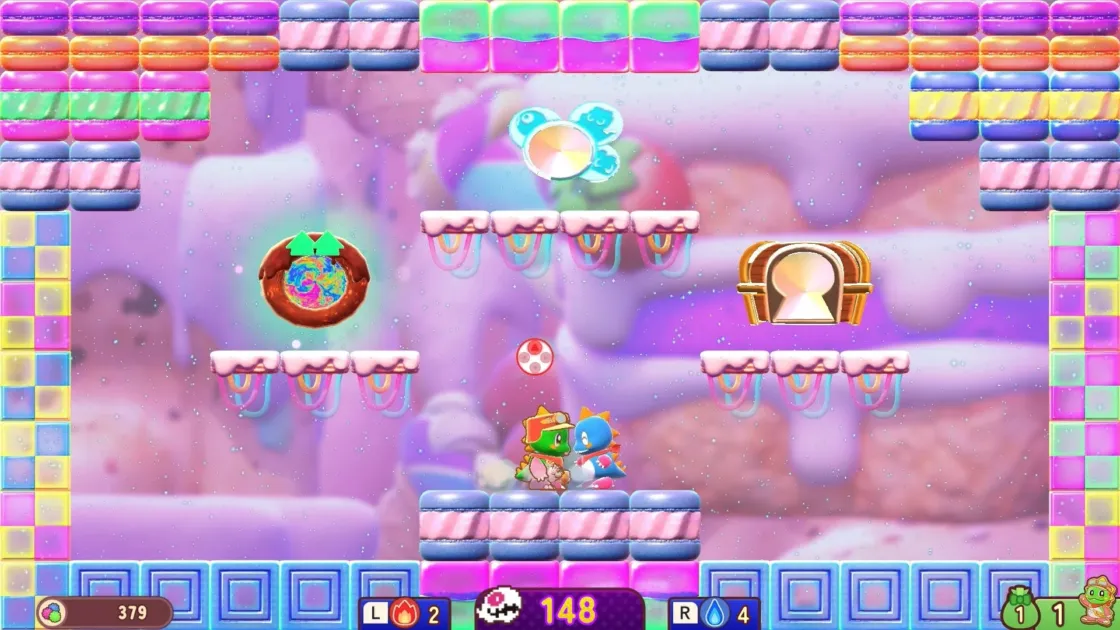 ゲームプレイ画面（ボーナスゲート）