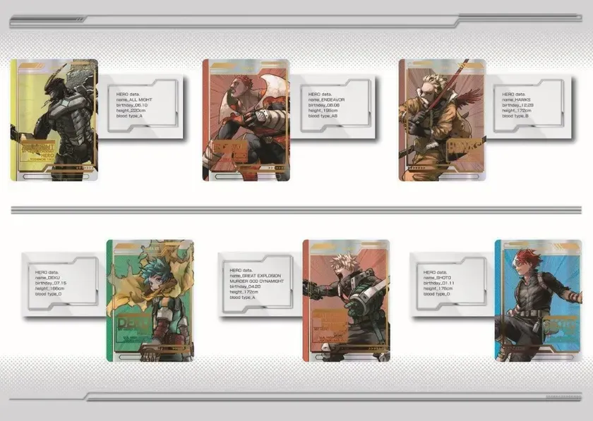 コレクションカード裏面デザイン