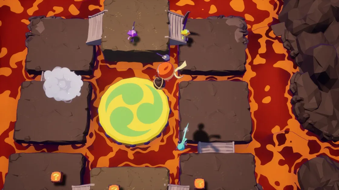 マグマアイランドのゲームプレイ