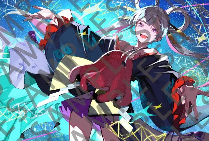 「歌ってみた」イラストポストカード「Tell Your World」