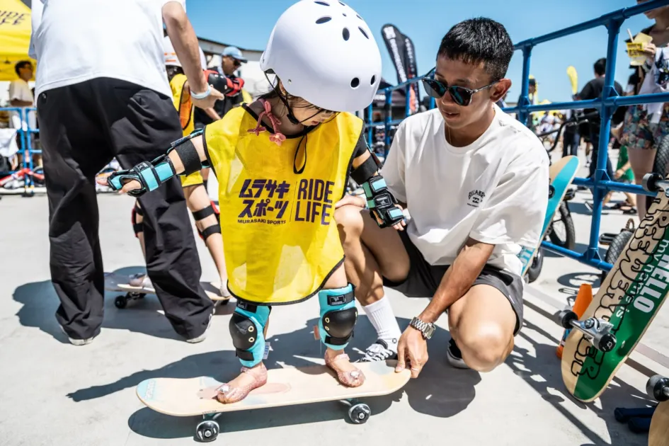 キッズスケートボード体験