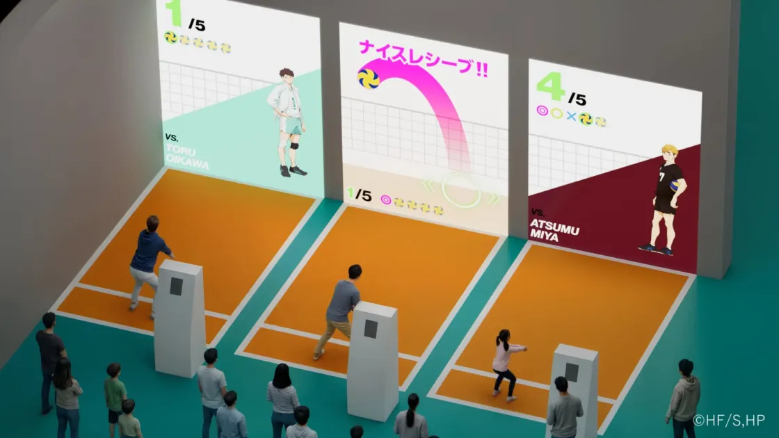 「繋ぐ」体験ブース