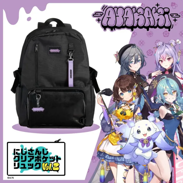 いずれ菖蒲か杜若 クリアポケットリュック