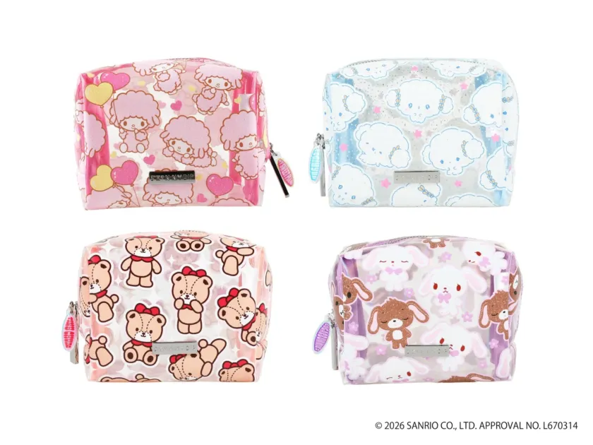 SKINNYDIP LONDONとサンリオキャラクターズのコラボポーチ