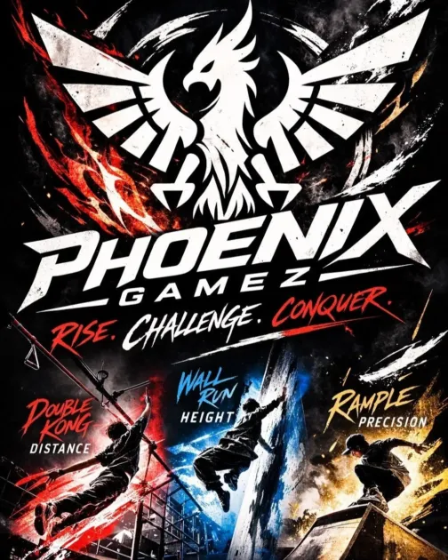 パルクール大会「PHOENIX GAMEZ」の告知