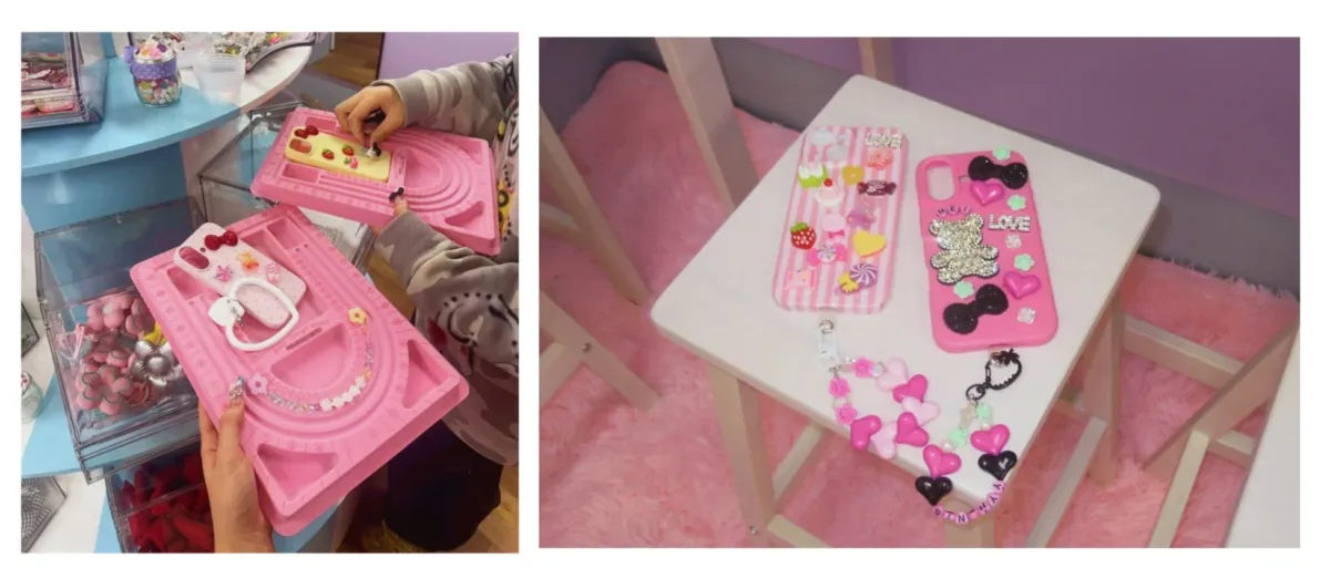 パーツ選びのディスプレイ