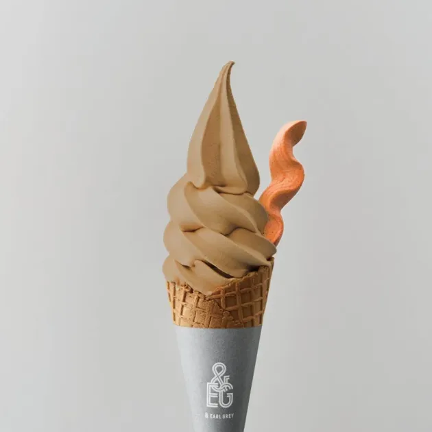 キャラメルミルクティーソフトクリーム