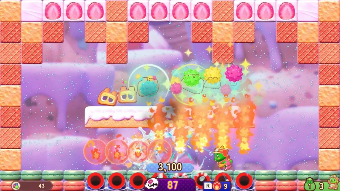 コンボルームのゲームプレイ画面